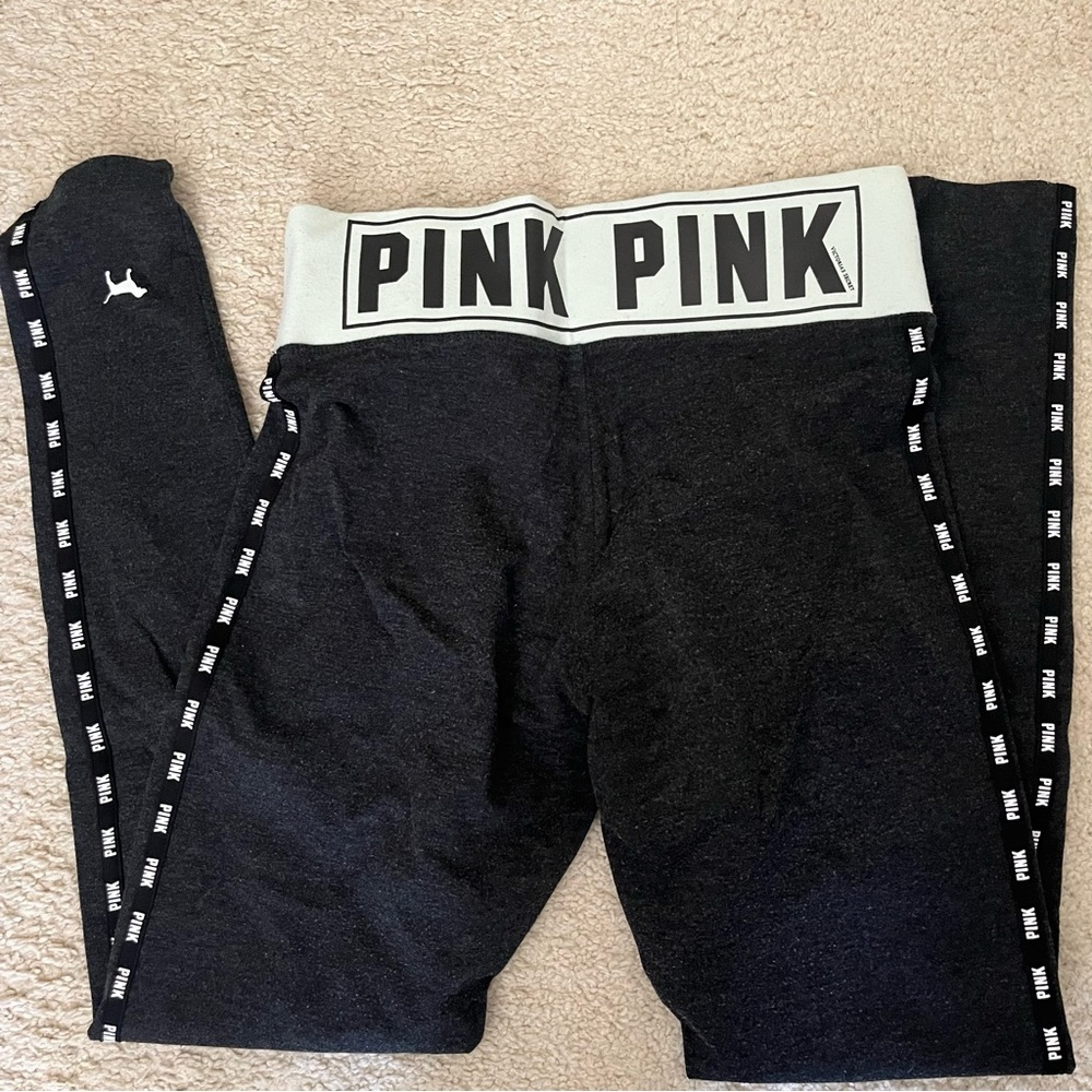 Victoria secret Pink dark grey leggings